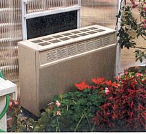 Empire DV heater in greenhouse