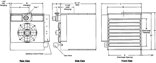 Sterling TF Gas Heater
