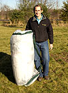 Portable Greenhouse Folded Up